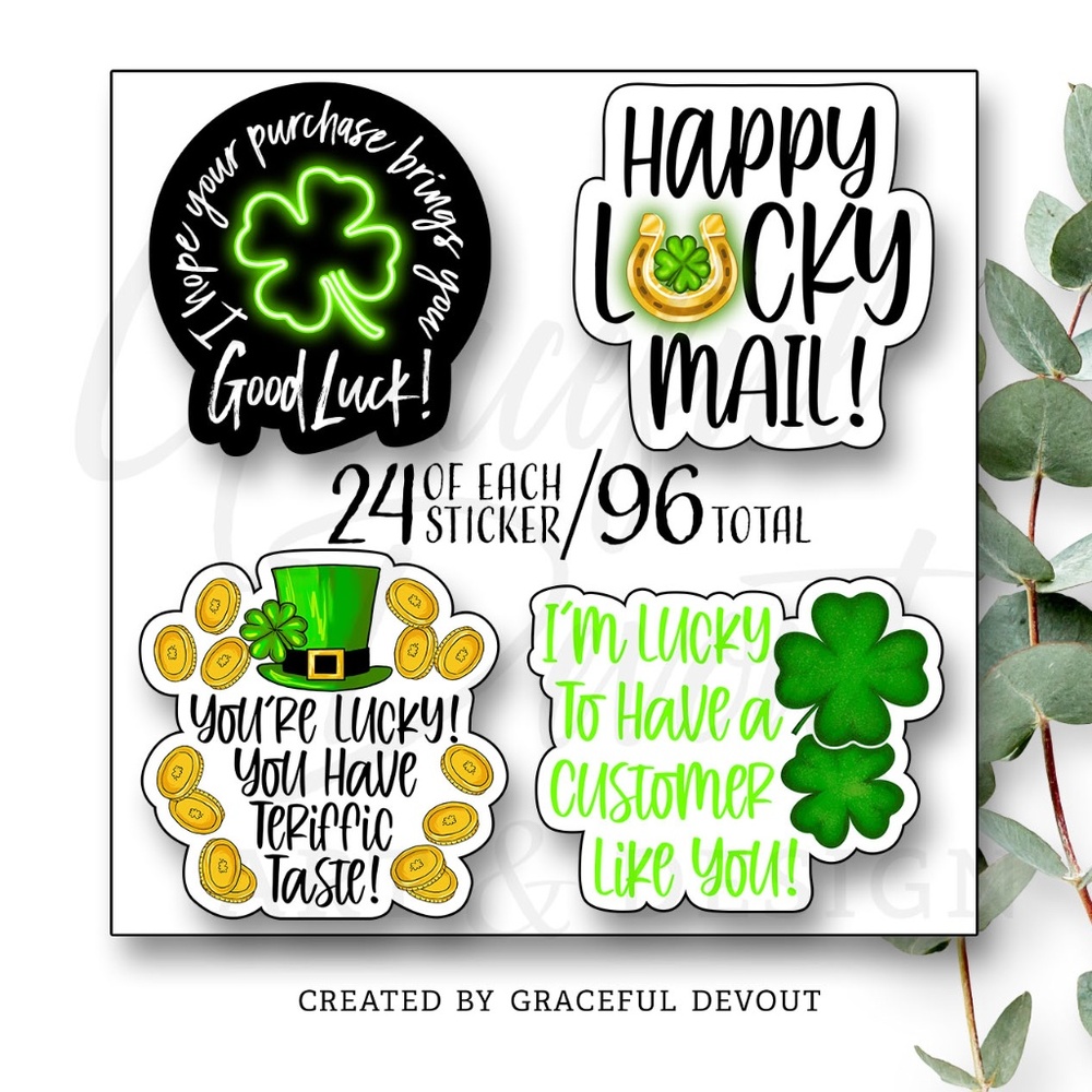 🍀 St. Patrick’s Day - Bundle Variety Pack Stickers